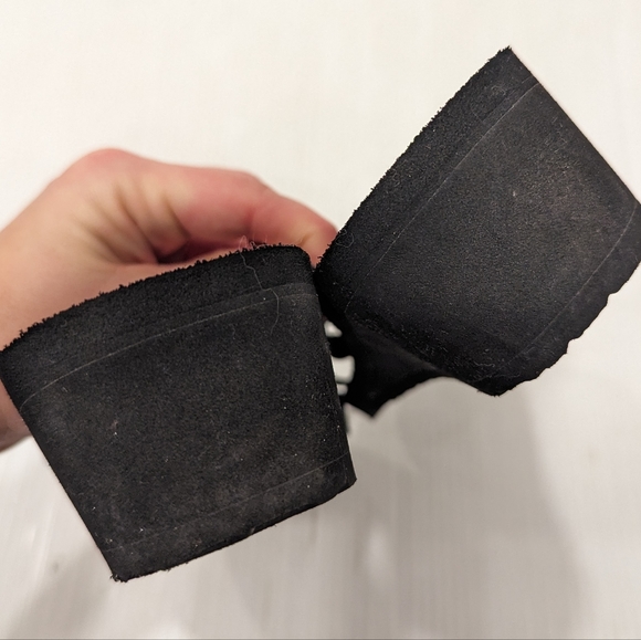 TEVA Olowahu black strappy wedge heel slide sandals - Picture 6 of 9